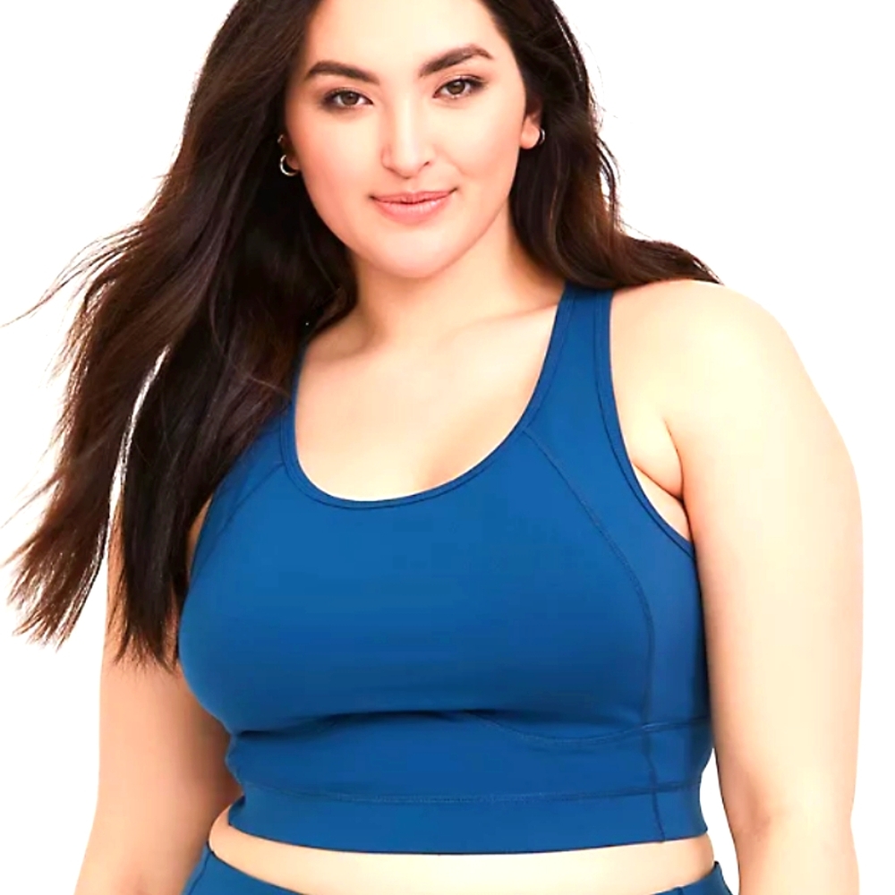 Torrid size 1 longline moisture-wicking sports bra
